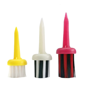 6Pcs Brush Golf Tees for Golf Driver Training Golf Tees Brush Type Low Resistance More Distance Consistent Height Tees