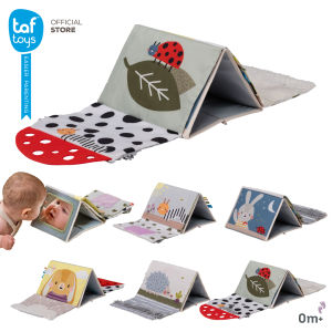 Taf Toys หนังสือผ้า กระจกสำหรับทารก Tummy Time Sensory Book หนังสือ เสริมพัฒนาการ 0 เดือน ขึ้นไป