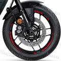 For YAMAHA XSR155 MT125 Exciter150 FZ25 YZF R3 R6 FZ6 FZ8 MT03 mt07 mtT09 Reflective Wheel Sticker Hub Decal17 Rim Stripe Tape Motorcycle  Accessories Waterproof. 