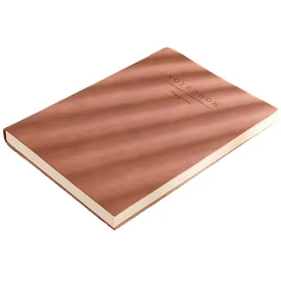 QUESU Thickened A4 Notebook Leather Soft Cover Daily Planner Large Blank Lined Meeting Record Handbook Business Meetings