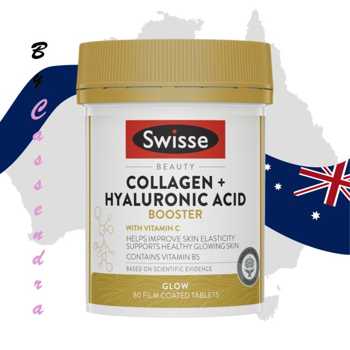 SWISSE Collagen + Hyaluronic Acid Booster (80 film coated tablets) Lazada
