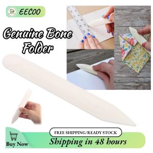 Genuine Bone Folder Scoring Folding Creasing Burnishing Origami Paper Creaser Crafting Tool for DIY Handmade Leather Bookbinding Scrapbooking Paper Cards Crafts