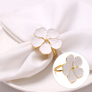 [Sirola] Wedding simple plum napkin napkin 5 petals lucky flower napkin ring napkin ring