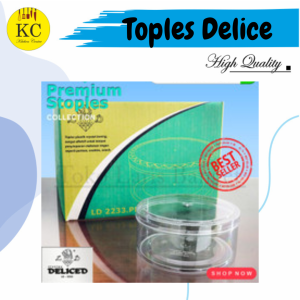Toples Kue Kering Coklat Lebaran Plastik delice 1/2 Kg Murah