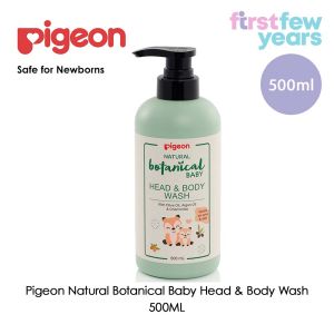 Pigeon Natural Botanical Baby Head & Body Wash 200ml/500ml