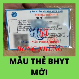 [ Mẫu Mới Của Thẻ Bhyt]  Sét 2 Cái Bao Nhựa PVC Bọc Thẻ BHYT Mẫu Mới Nhựa Trong Suốt Có Nắp