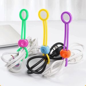 5/10Pcs Food Bag Sealer Clip Silicone Sealing Strap Food Bag Food Sealing Tie Rope Organizer