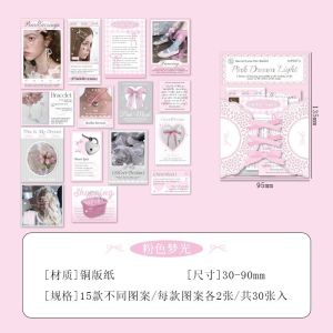 Super Cute 30Pcs/Set Y2K Sticker Ins Kawaii Bow Stickers DIY Material Scrapbook Card Sticker