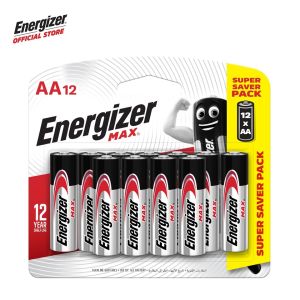 Energizer Max AA Alkaline 12s Batteries (Super Value Pack)