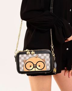 Túi Xách BEAR Đeo Chéo Hình Cốp Chính Hãng SAMMAO & CREAM BEAR Cho Nữ C1215-2