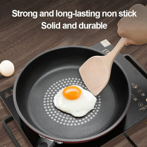 Center Point Non-stick Diamond Frying Pan Kitchen Iron Frying Pan for Gas Stove induction Cooker 28CM
