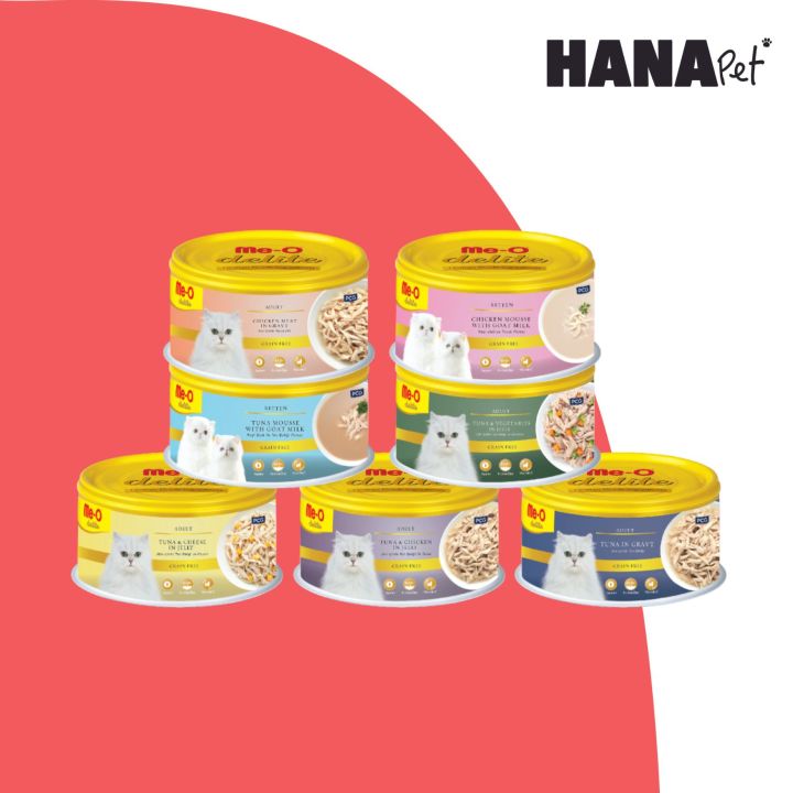 Me o Delite 80g Cat Canned / Cat Wet Food (HUMAN GRADE)/ Makanan Kucing
