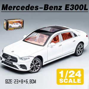 LEO 1:24 Benz E300L Diecast Model Car Alloy Cars Toys Collection Gift For Kids Boy Girl