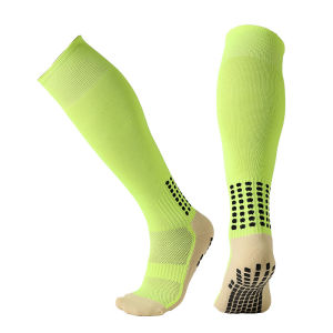 ถุงเท้าฟุตบอล⚽ ถุงเท้าฟุตบอลยาว (1คู่) มีปุ่มกันลื่น ถุงเท้ายาวสำหรับฝึกซ้อมแบบมืออาชีพถุงเท้าเตะ ถุงเท้ากีฬา