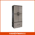 Megabox Wardrobe Cabinet with 2 Drawers, Gray (MG186) – Functional & Modern Storage. 