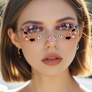 วันฮาโลวีน การแสดง งานปาร์ตี้ สติ๊กเกอร์สัก