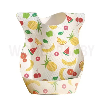 Disposable Waterproof Baby Bibs Children Travel Bib Oil Proof Travel Baby Bib (20pcs)