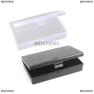 [COD] WEICHENG Hộp đựng đồ bằng nhựa trong suốt hộp dán sắp xếp hình chữ nhật hộp đựng đồ để bàn hộp đựng trang sức bền chống bụi chụp nhanh