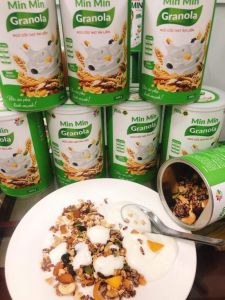 [HCM] Ngũ Cốc Nguyên Hạt Gralona Min Min - Organic 500gr - Cung cấp năng lượng dinh dưỡng lành mạnh giàu vitamin và khoáng chất cung cấp thêm collagen mịn đẹp sáng da