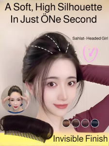 Fluffy Hair Pad To Increase Hair Height Invisible Hair Clip Hair Root Top Of The Head Back Head Pad Hair Pack Piece Flat Head High Skull Artifact