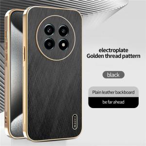 Casing for Realme 12 13 14 Pro Pro+ 12+ Electroplated frame Phone Case Lens Full Protector Non stick fingerprint Luxury Back Shockproof Casing Cover