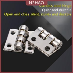 N2HAO Dày 304 thép không gỉ thu nhỏ lỏng bản lề nhỏ chất lượng cao bền phẳng im lặng Bản lề cho cửa nhôm cửa phòng tắm