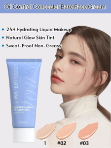 Oil Control Concealer Bare Face Cream Hydrating Moisturizing Primer Long-lasting Makeup Without Makeup Removal Liquid Foundation Delicate and Docile Before Makeup Moisturizing