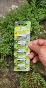 Vỉ 5 viên pin 23A / A23 GP Alkaline 12V pin điều khiển cửa cuốn Remote chống trộm chuông cửa