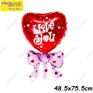 Happy Valentines Day I Love You Bear Heart Shaped Large Big Red Foil Balloon Mylar Party Decor DIY