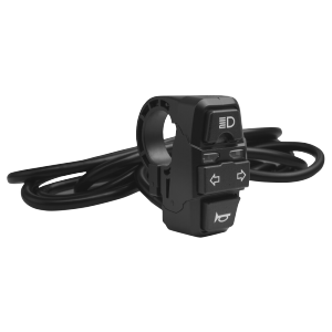 Universal motorcycle electric vehicle handlebar three-function switch headlight horn turn signal integrated 3 in 1 modified switch