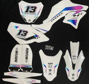 Decal New Dtracker 150 ELEGAN PINK STABILO PUTIH D-A4-225