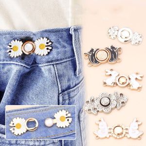 HOT ของขวัญ วินเทจ หรูหรา โลหะ กระต่าย เครื่องประดับแฟชั่น การ์ตูน เรขาคณิต Diasy เข็มขัดกระชับ เข็มกลัดป้องกันการสัมผัส เข็มกลัดผู้หญิง อุปกรณ์เสริมกางเกงยีนส์