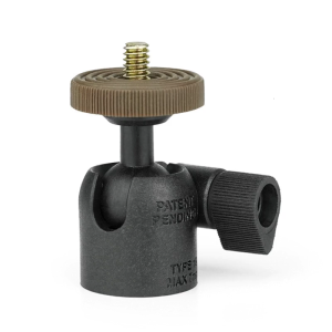 Mini Giày Lạnh đầu bi Có Thể Điều Chỉnh 1/4Inch Vít Lạnh Giày Nhôm Cho Gậy 3 chân để điện thoại chụp ảnh Ảnh Tự Sướng Thanh Phụ Kiện