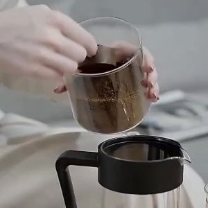 High Quality -350ml /600ml/1000ml French Press Coffee Maker with Borossilicate glass Coffee Plunger
