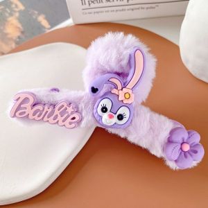 ALENADAY - Jepit Rambut Karakter Lucu Jepitan Klip Bulu Jedai Korea Fashion Anak Wanita Dewasa KCR08