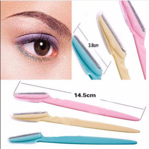 Pisau Cukur Alis/Eyebrow Trimer/Tinkle Portable Cukuran Bulu Ketiak Kemaluan Rambut Kaki Serbaguna Alat Kerik Manual