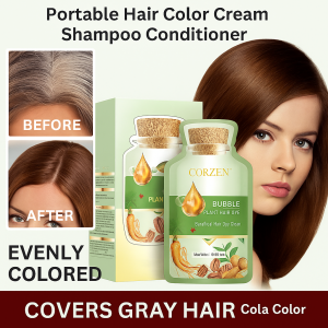 [Only coloring the hair not the skin] Plant ingredients DIY hair coloring shampoo Plant Bubble Hair Dyeing Color Shampoo bubble plant hair dye for covering gray hair