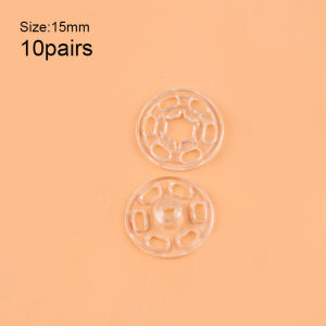 LoviRa 10 Pair Womens Shirt and Skirt Invisible Button Hidden Snap DIY Baby Clothes Small Buckle Accessory
