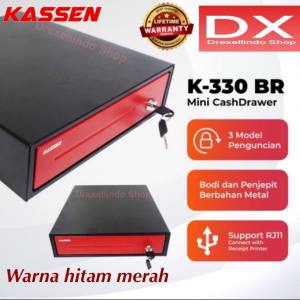 Cash drawer laci kasir KASSEN RED K330 K-330 BR RJ11