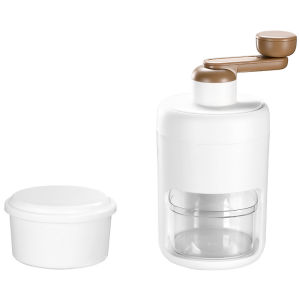 Ice Crusher Hand Portable Mini Manual Ice Shaver Machine Snow Crushed Crank Ice Breaker Household Summer