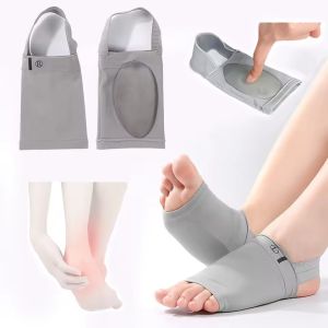 1 Pair Arch Support Socks Elastic Strap On the HeelOrthopaedic Support Arch Pads for Pain Relief Bandaged Arch Socks