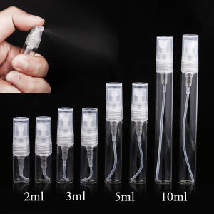 10pcs 10ml Mini Perfume Bottle Perfume Sub-bottling Clear Glass Fragrance Spray Bottle For Travel