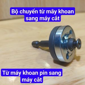 Đầu Chuyển Máy Khoan Thành Máy Mài( tặng kèm đồ mở máy cắt)Máy Cắt Đa Năng Dùng Được Cho (Máy Khoan Điện và Khoan Pin) bộ đầu chuyển máy khoan thành máy cắt 1 tấc- - Cửa Hàng Nam
