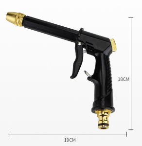 หัวฉีดน้ำแรงดันสูง พลาสติก และโลหะ 100% หัวฉีดน้ำ ปืนฉีดน้ำ ที่ฉีดน้ำ ปรับระดับได้ พร้อมส่ง