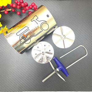 [K LOẠI 1 +CÔNG THỨC] Khuôn Làm CHẢ LỤA - GIÒ THỦ  Inox Dày.  Giò xào Chả Lạnh Chả bò thịt nguội TRUYỀN THỐNG. Phù hợp với gia đình và quan ăn nhà hàng ĐẲNG CẤP