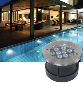 Đèn LED Âm Nước Chôn Tường 24V 12W Đèn Âm Sàn Bể Bơi Chiếu Sáng Hồ Cá Sân Vườn Tiểu Cảnh