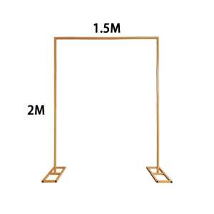 2023NEW stretchable Square wedding iron arch backdrop stand for decoration props Gold iron arch Birthday party Easy to carry and install