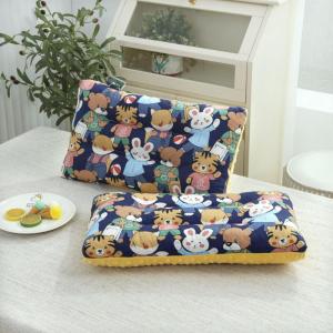 100% Pure Cotton Children Pillow Skin Friendly Baby Grade Head Sleeping Bean Velvet Toddler Pillow