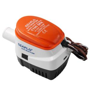 Warrior 1100GPH Boat 12V Auto Submersible Bilge Auto Water Pump Float Switch