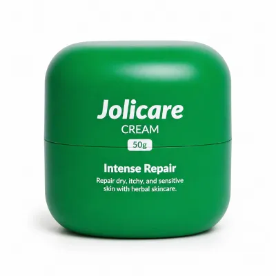 Jolicare Intense Repair Cream for dry itchy sensitive skin | Daily Repair Lotion for overall moisturization and ongoing skin care